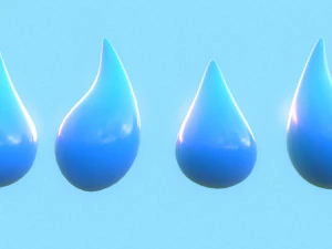 Water Drop 3D Model