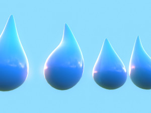 Water Drop 3D Model