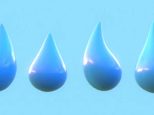 Water Drop 3D Model
