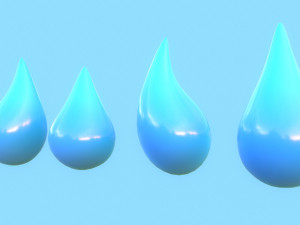 Water Drop 3D Model