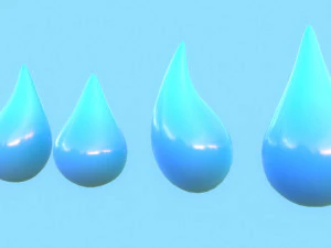 Water Drop 3D Model