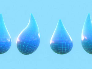 Water Drop 3D Model
