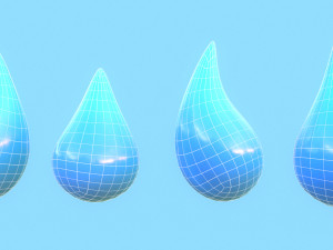 Water Drop 3D Model