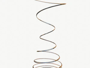 Metal Spiral Spring ULTIMATE COLLECTION 3D Model