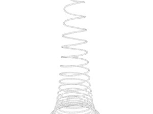 Metal Spiral Spring ULTIMATE COLLECTION 3D मॉडल