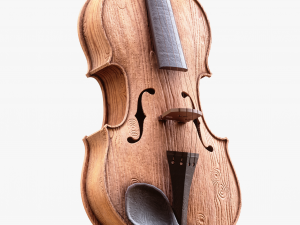 Violin Fiddle Wood 3D Model