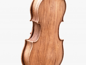 Violin Fiddle Wood 3D Model