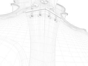 Legno di violino per violino Modello 3D