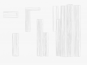 Stylized Wood Plank 3D Model