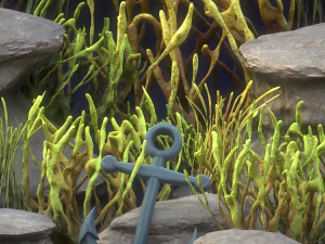 Coral Reef Stylized 3D Model