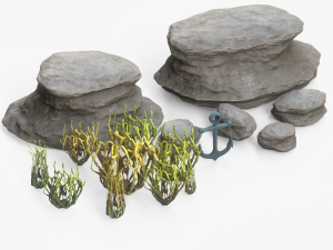 Coral Reef Stylized 3D Model
