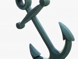 Stylized Cartoon Anchor 3D Model