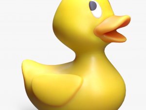 Rubber Stylized Duck Modèle 3D