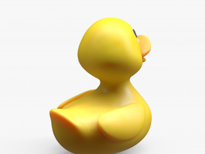 Rubber Stylized Duck Modèle 3D