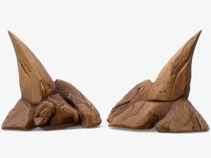 Stylized Sharp Rock 3D Model