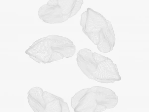 Stylized Sharp Rock 3D Model