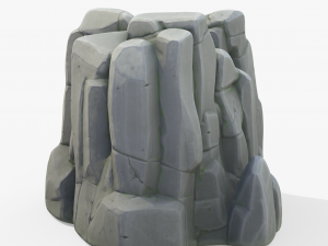 Stylized Rock Stone Cliff 3D मॉडल