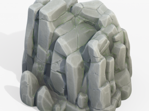 Stylized Rock Stone Cliff 3D मॉडल