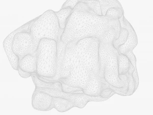 Stylized Rock Stone Cliff 3D Model