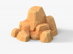 Stylized Sandstone Rock Pack 3Dモデル