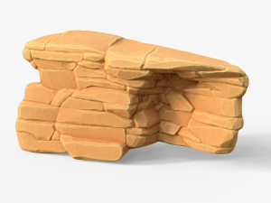 Stylized Sandstone Rock Pack 3Dモデル