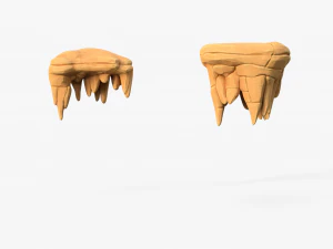 Stylized Sandstone Rock Pack 3D Model