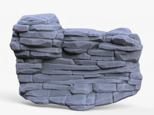 Stylized Stone Rock Pack 3D Model