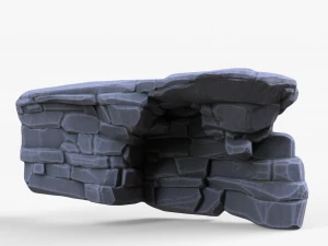 Stylized Stone Rock Pack 3D Model
