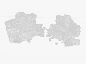 Stylized Stone Rock Pack Modello 3D