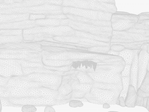 Stylized Stone Rock Pack Modello 3D