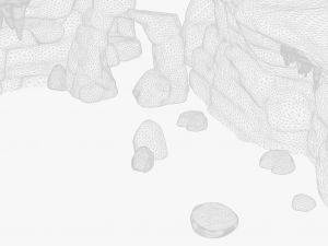 Stylized Stone Rock Pack Modello 3D
