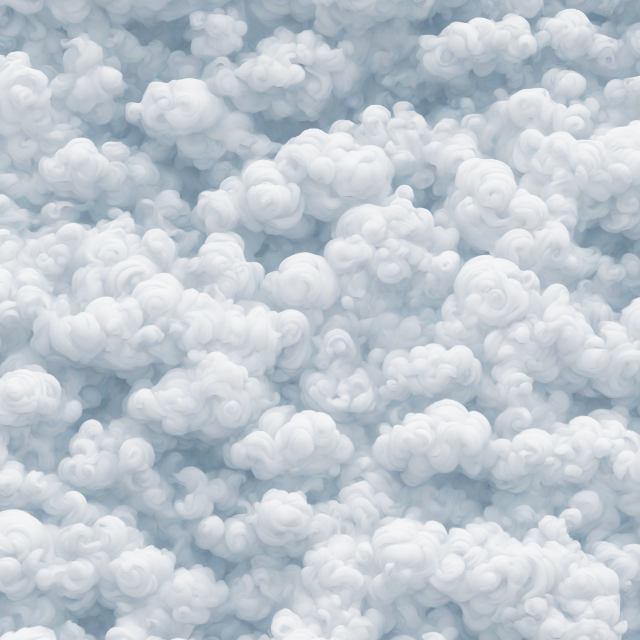 Stylized Clouds Seamless Texture CG テクスチャ .c4d .max .obj .3ds .fbx .stl .blend 