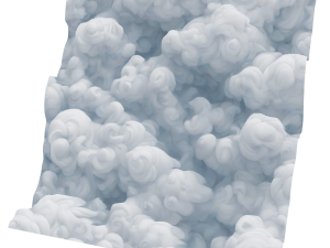 Stylized Clouds Seamless Texture CG テクスチャ