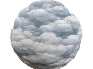 Stylized Clouds Seamless Texture CG テクスチャ