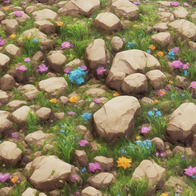 Stylized Ground v1 Seamless Texture CG Textures .c4d .max .obj .3ds .fbx .stl .blend 