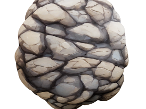 Stylized Rock v1 Seamless Texture CG Текстури