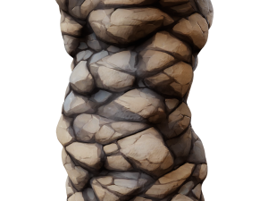 Stylized Rock v1 Seamless Texture CG Текстури