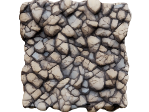 Stylized Rock v1 Seamless Texture CG Текстури