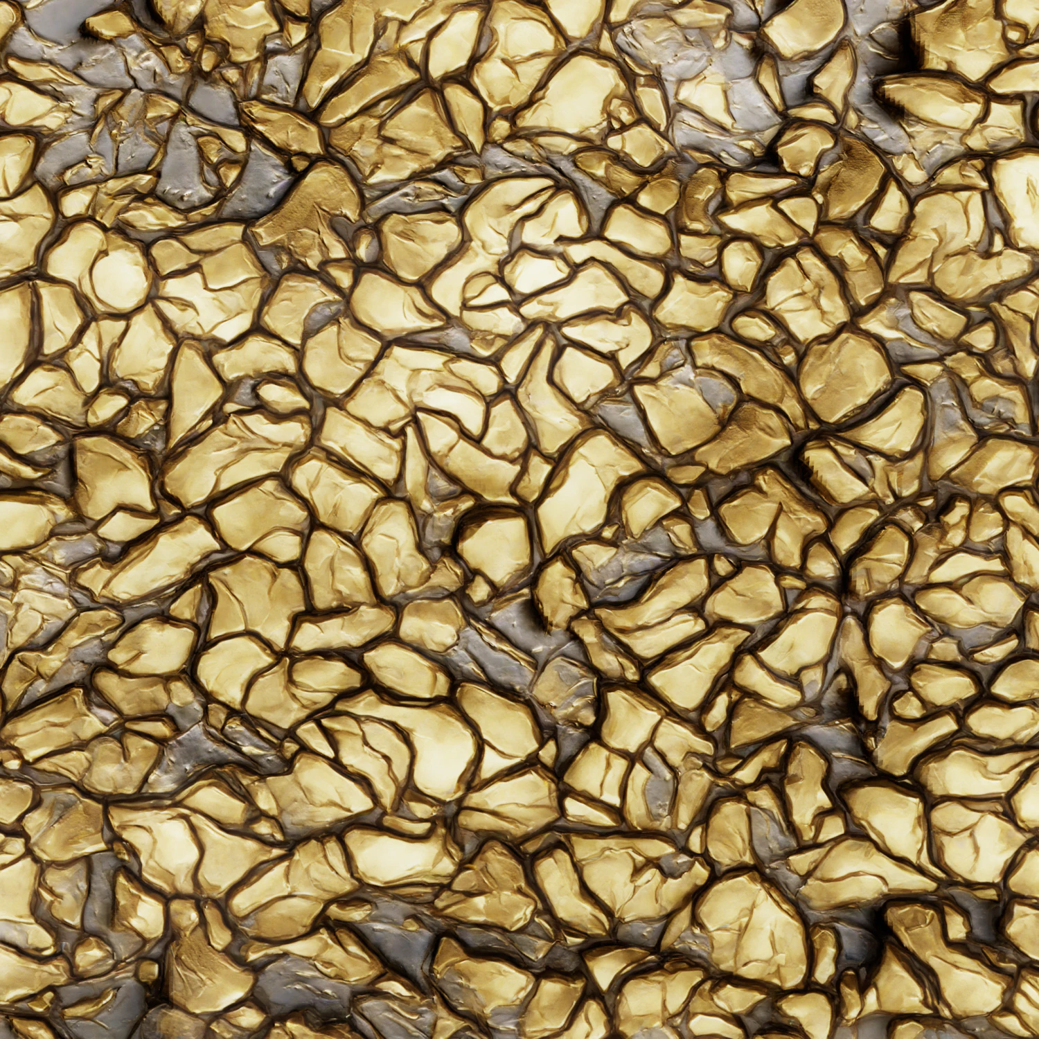 Stylized Gold v2 Seamless Texture CG Textures .c4d .max .obj .3ds .fbx .stl .blend 