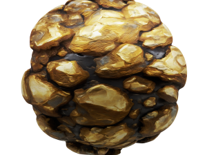 Stylized Gold v1 Seamless Texture CG Tekstury