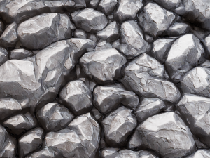 Stylized Silver v2 Seamless Texture CG テクスチャ