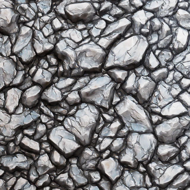 Стилизованная серебряная бесшовная текстура v1 CG Текстуры .c4d .max .obj .3ds .fbx .stl .blend