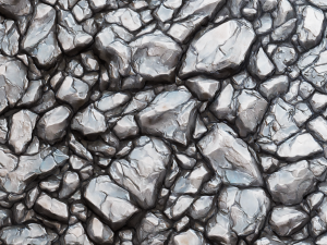 Stylized Silver v1 Seamless Texture CG テクスチャ