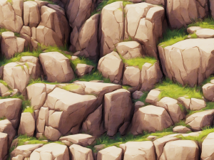 Stylized Stone v1 Seamless Texture CG 纹理