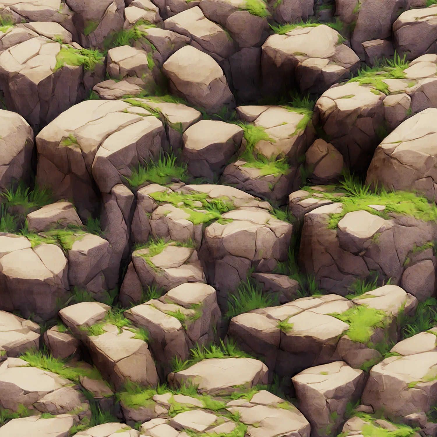 Stylized Stone Seamless Texture CG Textures .c4d .max .obj .3ds .fbx .stl .blend