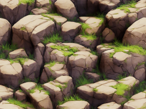 Stylized Stone Seamless Texture CG Текстури