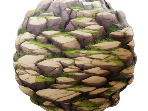 Stylized Stone Seamless Texture CG Textures