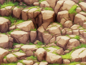 Stylized Rock Seamless Texture CG Текстури