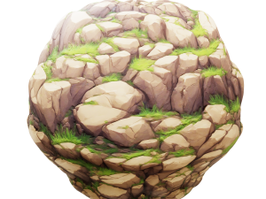 Stylized Rock Seamless Texture Texturas CG