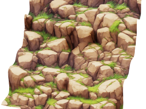 Stylized Rock Seamless Texture Texturas CG